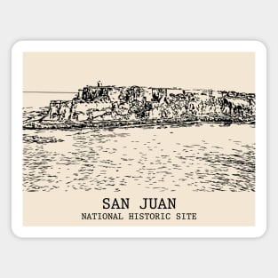 San Juan National Historic Site Magnet
